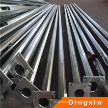 9m Hot Deep Galvanized Metal Pole with ISO CE
